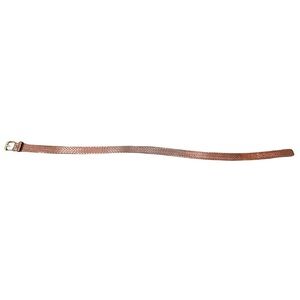 El Chico Woven Brown Leather Belt | Made in Mexico | Size 42
